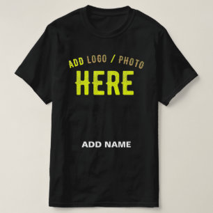 CAMISETA NA MODA MODERNO PERSONALIZÁVEL NEGRO VERIFICADO CO