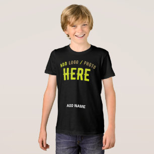 CAMISETA NA MODA MODERNO PERSONALIZÁVEL NEGRO VERIFICADO CO