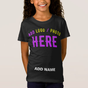 CAMISETA NA MODA MODERNO PERSONALIZÁVEL NEGRO VERIFICADO CO