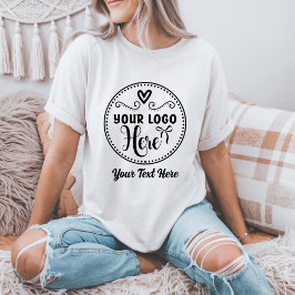 Camiseta Na moda personalizado Logotipo moderno de Marca