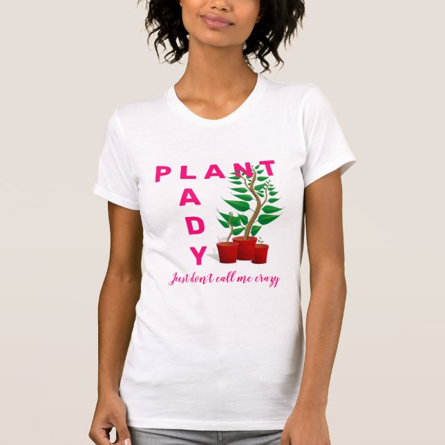 Camiseta Na moda PLANTA LADY (Frente)
