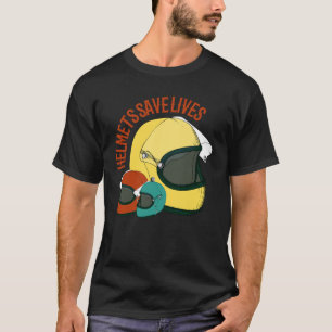 Camiseta & Na moda segura: Capacete Biker