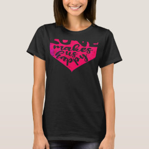 Camiseta Na moda Statement Dia de os namorados Heart In Lov