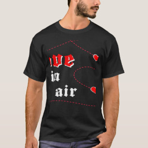 Camiseta Na moda Statement Love Dia de os namorados Heart R