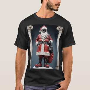 Camiseta Na moda Statue Santa Claus