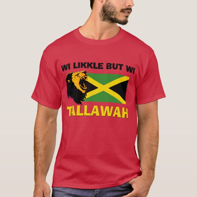 Camiseta Na moda WI GOSTA MAS WI TALLAWAH Jamaica (Frente)