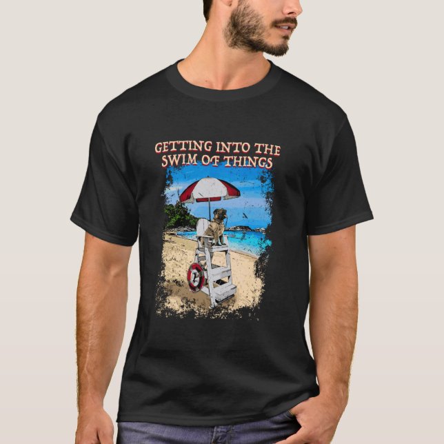 Camiseta Na Natação das Coisas Resgate Nadar Piscina Atte (Frente)