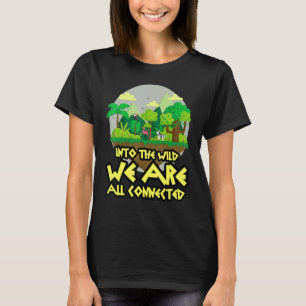 Camiseta Na natureza todos nós conectamos que amam a câmera