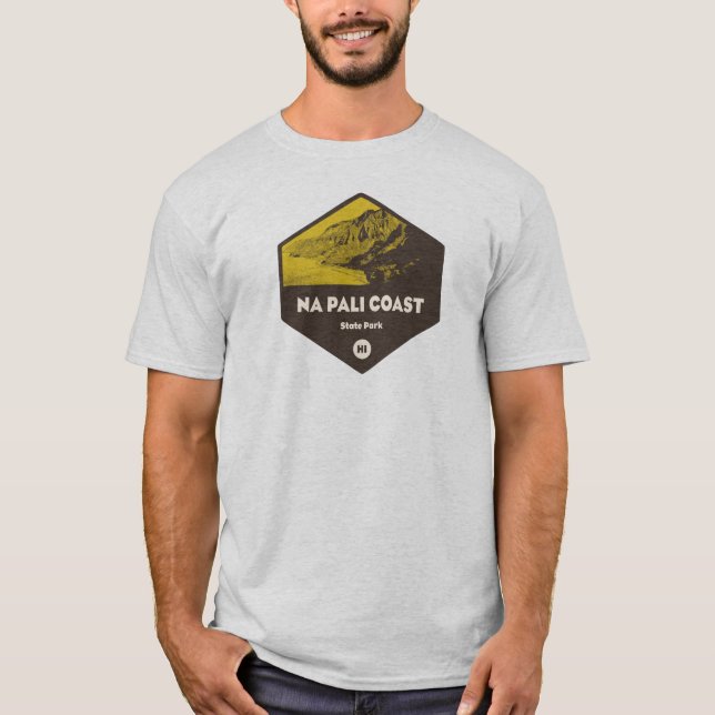 Camiseta Nā Pali Coast State Park Hawaii (Frente)