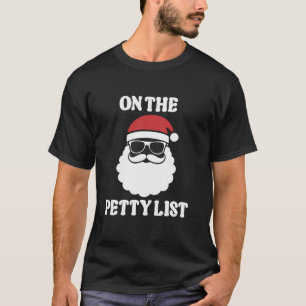 Camiseta Na Pequena Lista Engraçada Natal