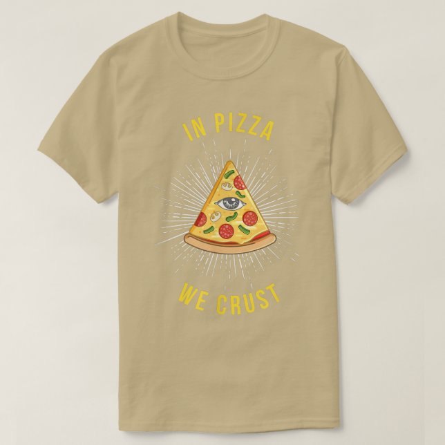 Camiseta Na Pizza, Fumamos A Comida Italiana Legal Tee 5261 (Frente do Design)