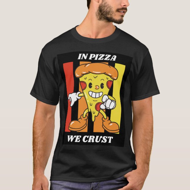 Camiseta Na Pizza Nós Crust (Frente)