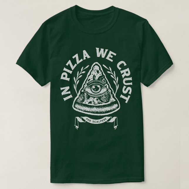 Camiseta Na Pizza Nós Crust (Frente do Design)