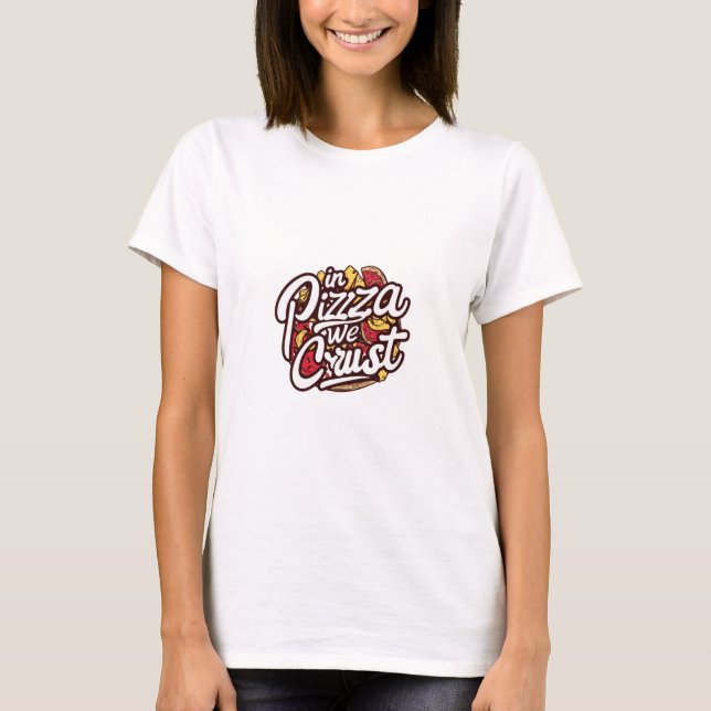 Camiseta Na Pizza Nós Crust (Frente)