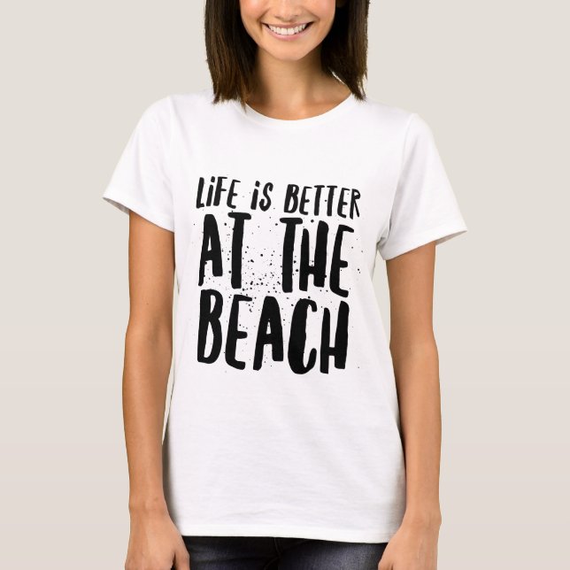 Camiseta Na Praia (Frente)