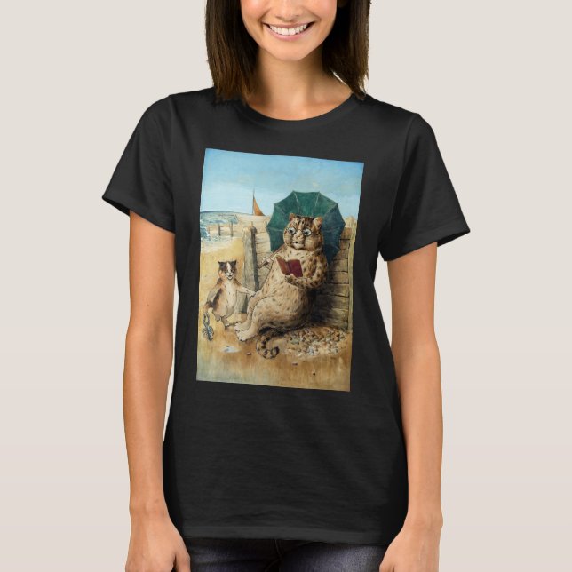 Camiseta Na Praia, Louis Wain (Frente)