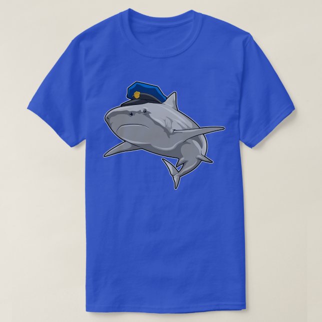 Camiseta na qualidade de agente policial (Frente do Design)