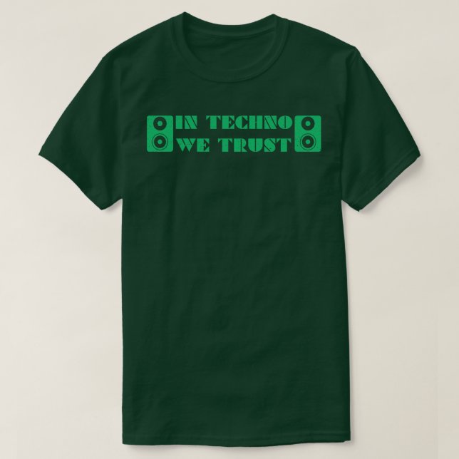 Camiseta Na Techno, Confiamos (Frente do Design)