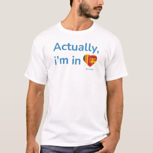 Camiseta Na verdade, ele está no Sri Lanka