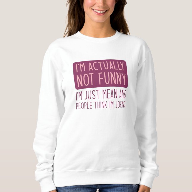 Camiseta Na verdade não sou engraçado (Frente)