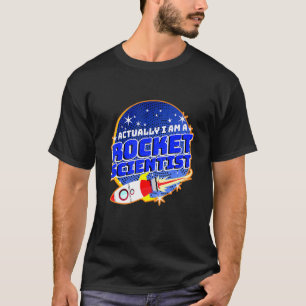 Camiseta Na Verdade Sou Um Cientista De Foguetes
