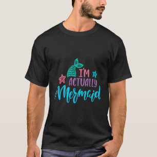 Camiseta Na Verdade Sou Uma Sereia