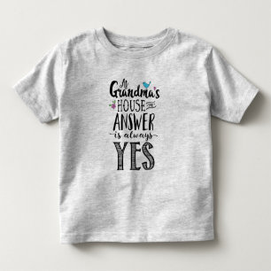 Camiseta Na vovó a resposta é sempre sim