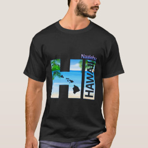 Camiseta Naalehu Hi Hawaii Aloha Férias Estatais