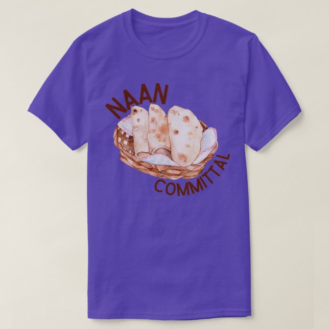 Camiseta Naan Committal (Frente do Design)
