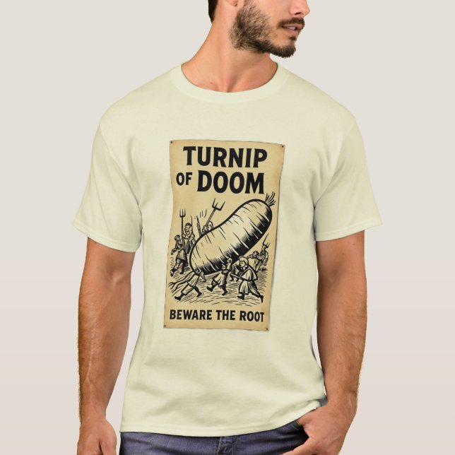 CAMISETA NABO DO JUÍZO FINAL, CUIDADO COM A RAIZ (Frente)