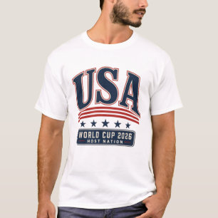 Camiseta Nação Anfitriã da Copa do Mundo EUA 2026