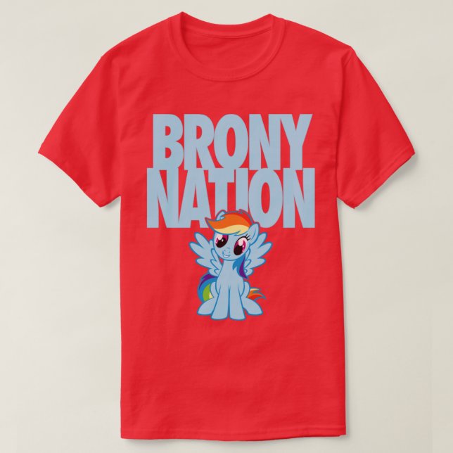 CAMISETA NAÇÃO BRONY (Frente do Design)