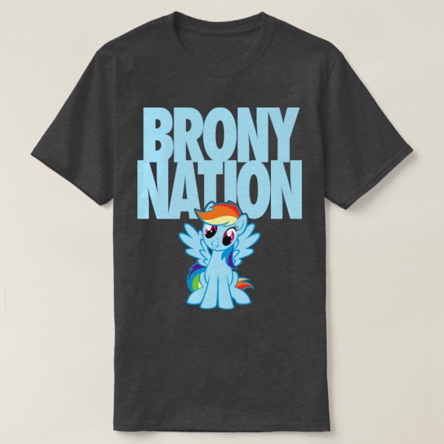 CAMISETA NAÇÃO BRONY (Frente do Design)