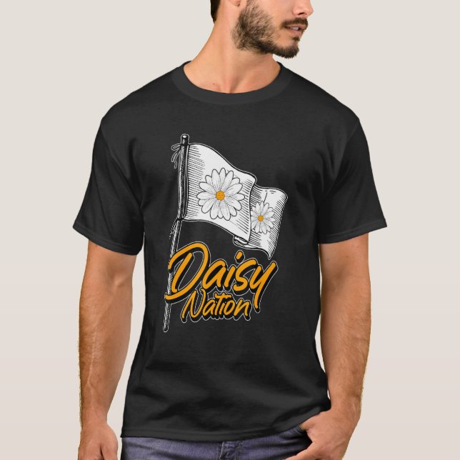 Camiseta Nação da Margarida   Jardineiro Botânico Flores Ja (Frente)