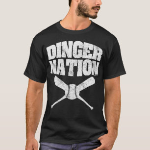 Camiseta Nação das mulheres Dinger Fastpitch Softball VNec