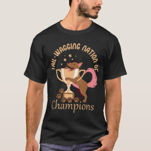 Camiseta Nação de Campeões que Balançam o Rabo – Amante de