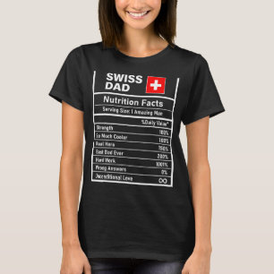 Camiseta Nação de Dia de os pais dos Fatos de Nutrição do P
