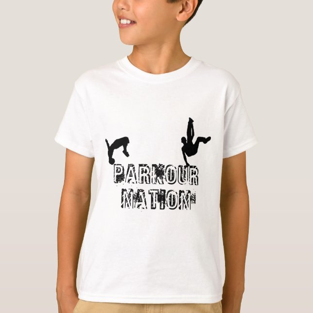 Camiseta Nação de Parkour (Frente)