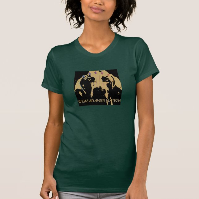 Camiseta Nação de Weimaraner: Logotipo oficial (Frente)