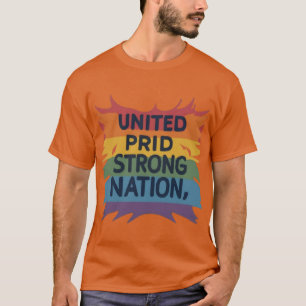 Camiseta Nação Forte do Orgulho Unido