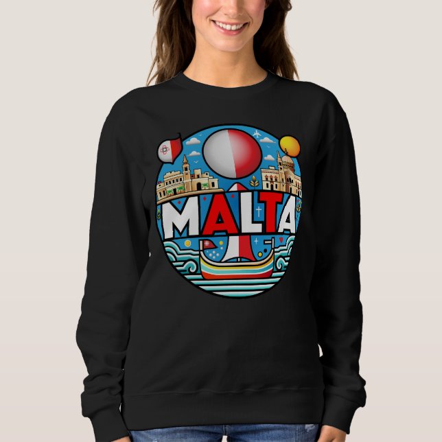 Camiseta Nação Insular Mediterrânica de Malta (Frente)