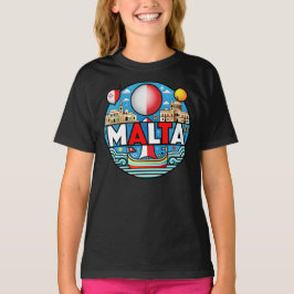 Camiseta Nação Insular Mediterrânica de Malta