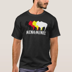 Camiseta Nação Menomineense Medicina Nativa Americana India