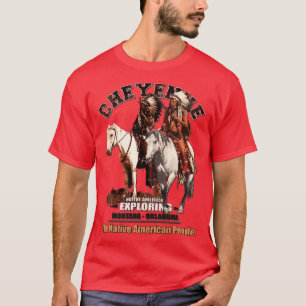Camiseta Nação Nativa Americana Cheyenne