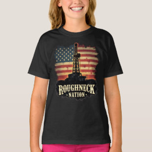 Camiseta Nação Roughneck Oilfield American Worker