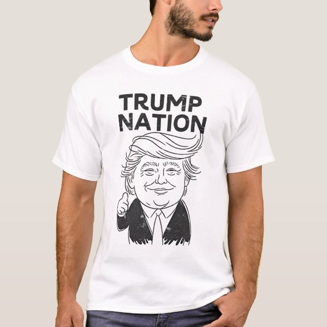 Camiseta Nação Trump (Frente)
