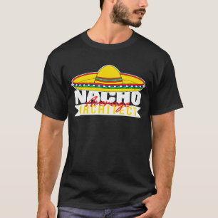 Camiseta Nacho Average Architect Mexican Sombrero Hat For G
