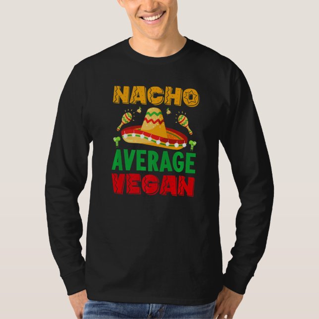 Camiseta nacho average dad For Plant Powered vegan vegetari (Frente)