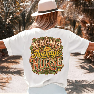 Camiseta Nacho Average Enfermeira Divertido Cinco De Mayo R