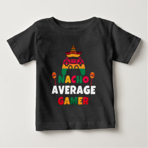 Camiseta Nacho Average Gamer Jogos Mexicanos Cinco De Maio